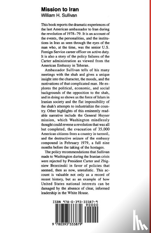 Sullivan, William H. - Mission to Iran