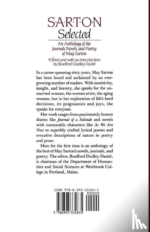Sarton, May - Sarton Selected