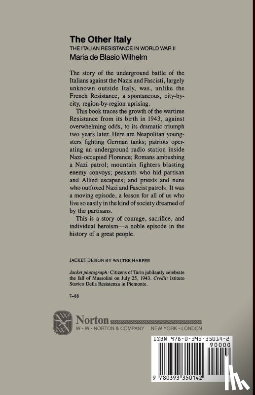 Wilhelm, Maria de Blasio - The Other Italy