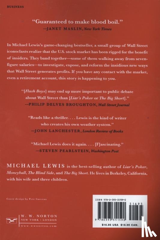 Lewis, Michael - Flash Boys - A Wall Street Revolt