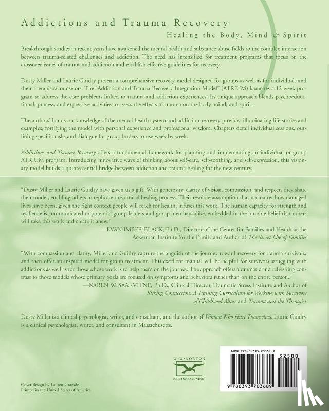 Guidry, Laurie, Miller, Dusty - Addictions and Trauma Recovery