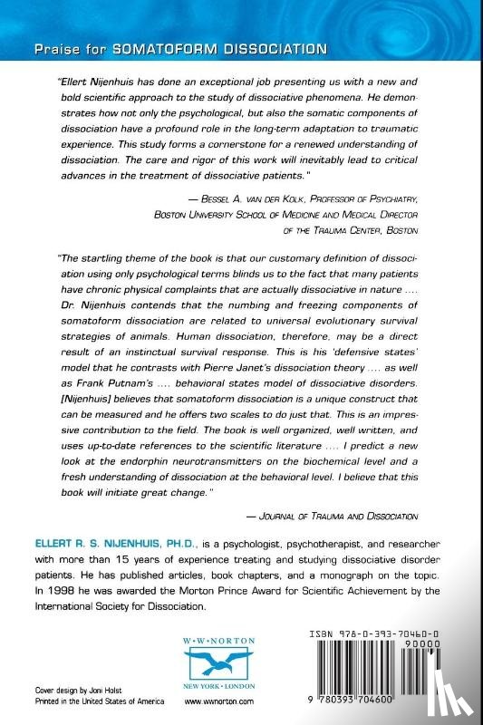 Nijenhuis, Ellert R. S. - Somatoform Dissociation