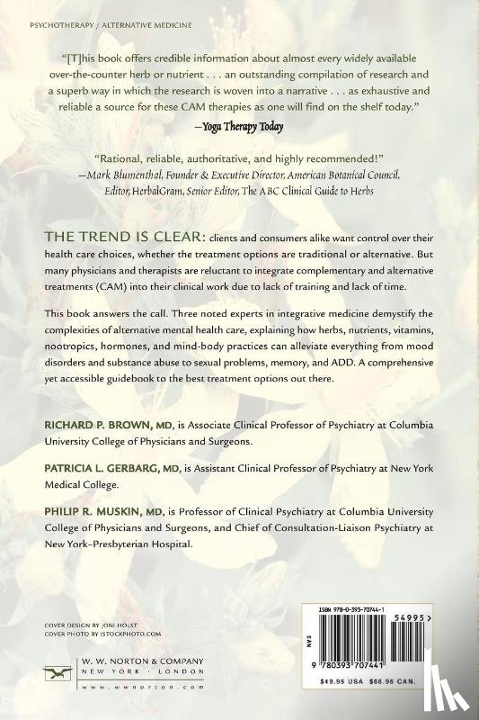 Brown, Richard P. (Columbia University), Gerbarg, Patricia L. (New York Medical College), Muskin, Philip R. - How to Use Herbs, Nutrients, & Yoga in Mental Health