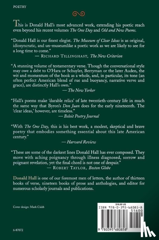 Hall, Donald - The Museum of Clear Ideas