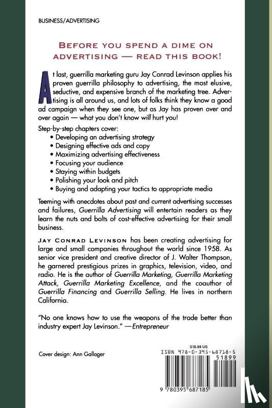 Levinson, Jay Conrad, Rubin, Charles - Guerrilla Advertising