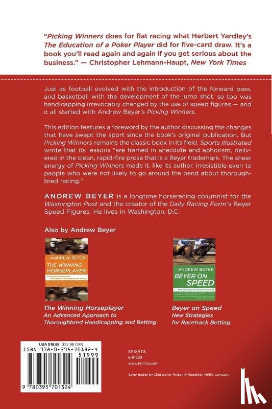 Beyer, Andrew - Picking Winners