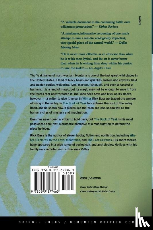Bass, Rick - The Book of Yaak