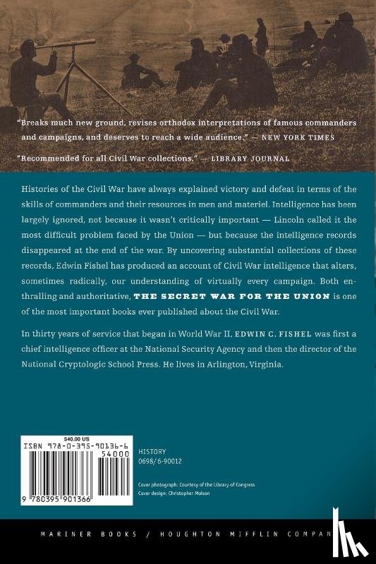 Fishel, Edwin C., Fishel - The Secret War for the Union