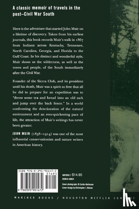 John Muir - A Thousand-mile Walk to the Gulf