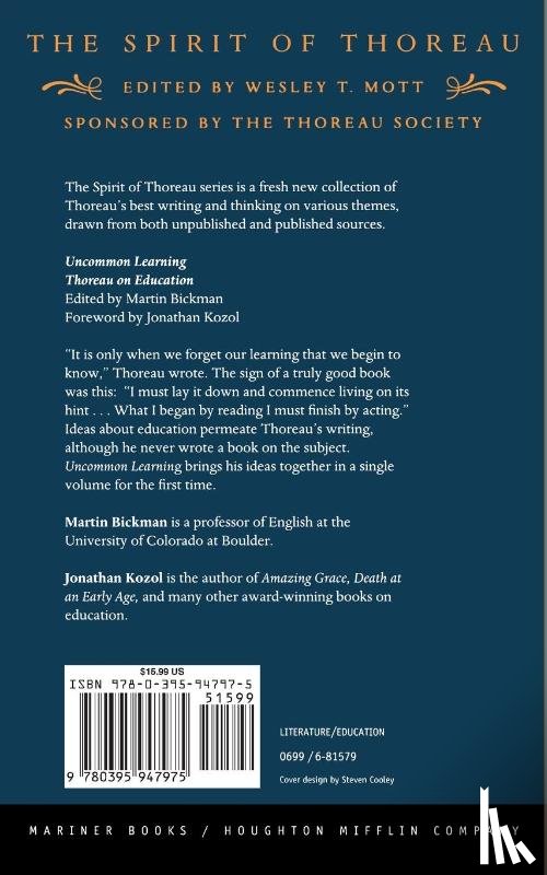 Thoreau, Henry David - Uncommon Learning