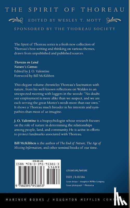 Thoreau, Henry David - Nature's Canvas