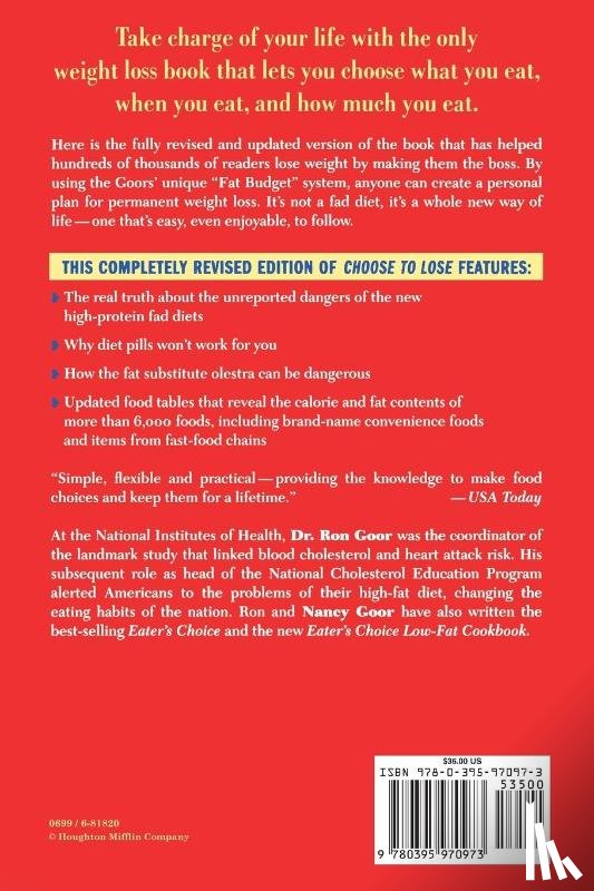 Goor, Ronald, Goor, Nancy - Choose to Lose