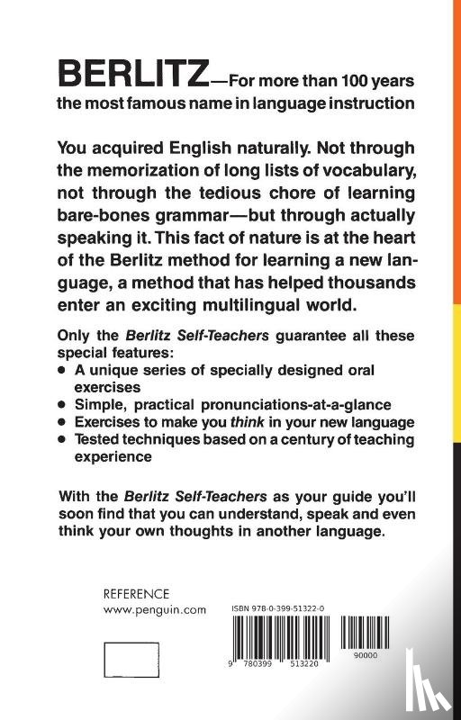 Berlitz, Editors (Berlitz Editors) - The Berlitz Self-Teacher - German