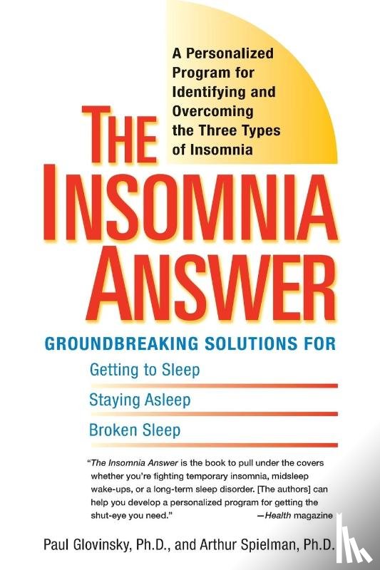 Glovinsky, Paul (Paul Glovinsky), Spielman, Arthur (Arthur Spielman) - The Insomnia Answer