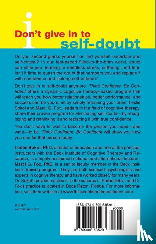 Sokol, Leslie, Fox, Marci G. - Think Confident, Be Confident