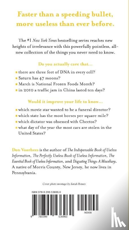 Voorhees, Don (Don Voorhees) - The Super Book of Useless Information