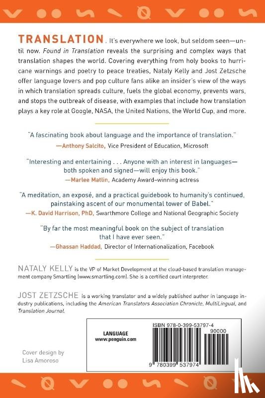 Kelly, Nataly, Zetzsche, Jost - Found in Translation