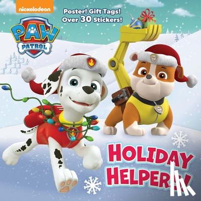 Random House - Holiday Helpers! (Paw Patrol): A Holiday Book for Kids and Toddlers with Over 30 Stickers