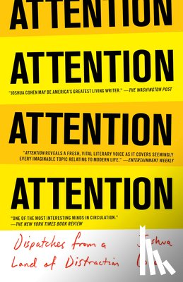 Joshua Cohen - ATTENTION
