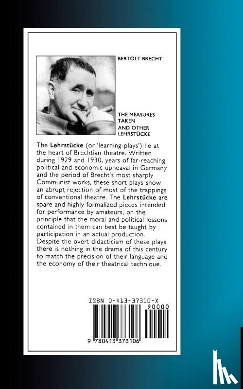 Brecht, Bertolt - Measures Taken and Other Lehrstucke