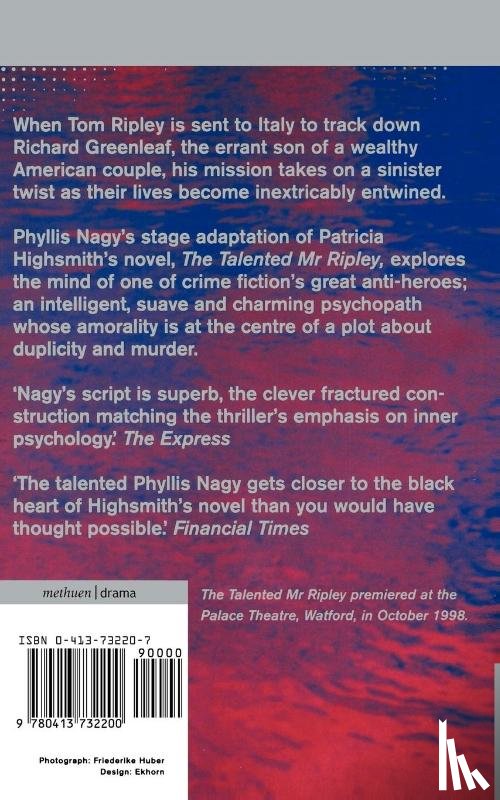 Highsmith, Patricia, Nagy, Phyllis - The Talented Mr Ripley