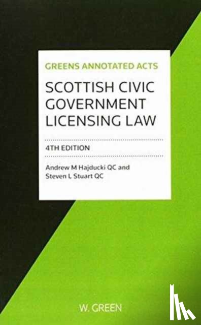 Hadjucki, Andrew, Stuart, S - Scottish Civic Government Licensing Law