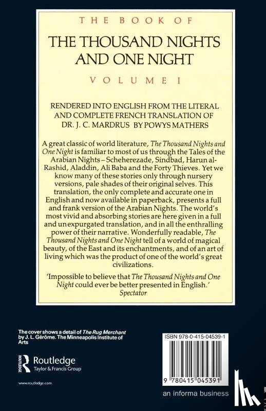  - The Book of the Thousand and one Nights. Volume 1