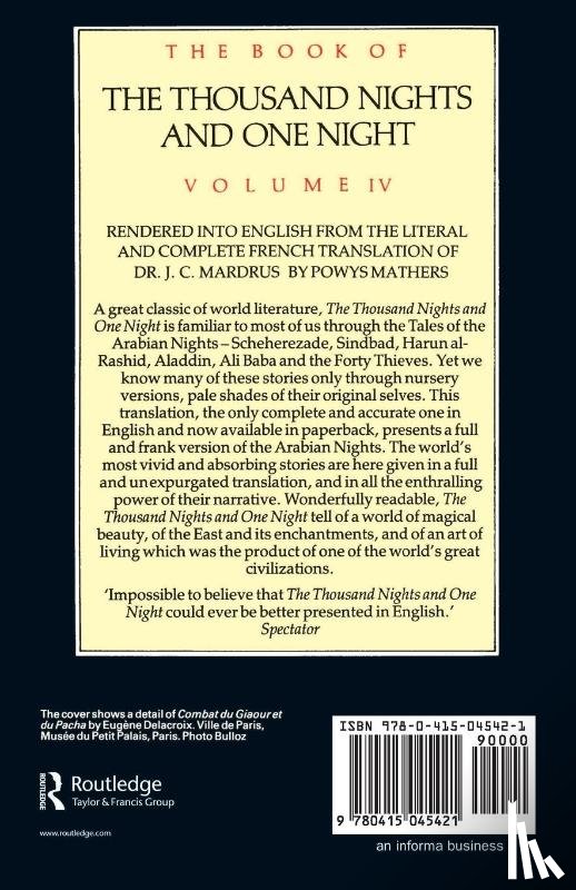  - The Book of the Thousand and One Nights (Vol 4)