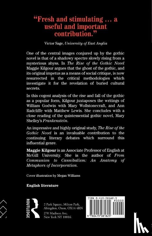 Kilgour, Maggie - The Rise of the Gothic Novel