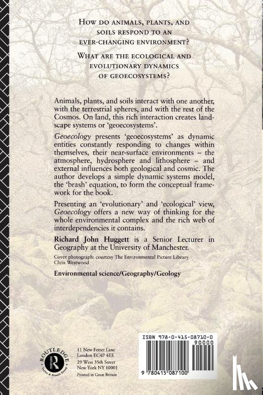 Huggett, Richard - Geoecology: An Evolutionary Approach