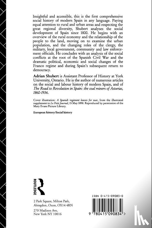 Shubert, Adrian - A Social History of Modern Spain