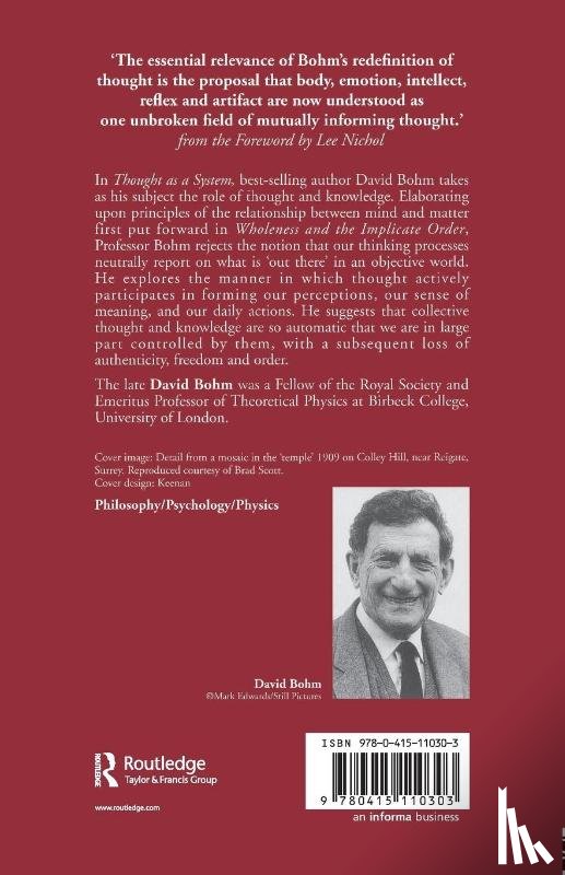 Bohm, David - Thought as a System