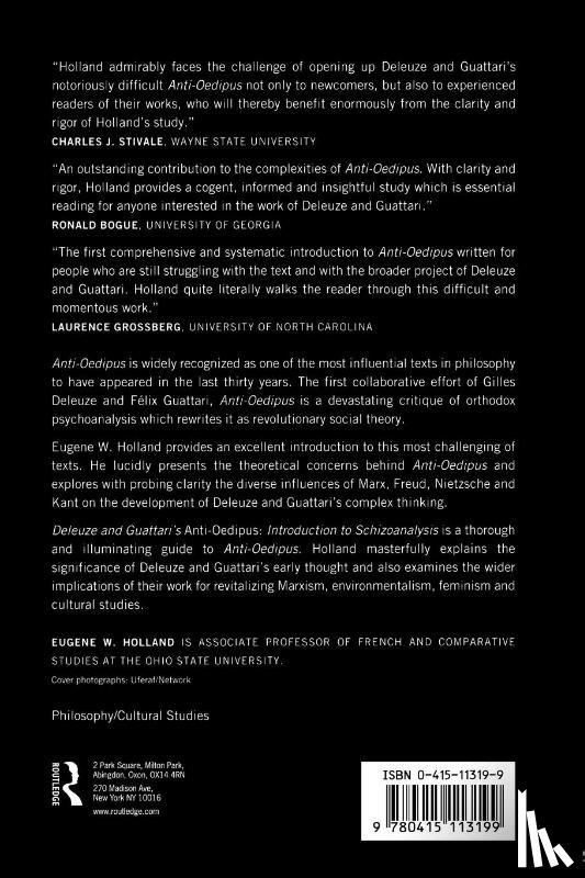 Holland, Eugene W. - Deleuze and Guattari's Anti-Oedipus