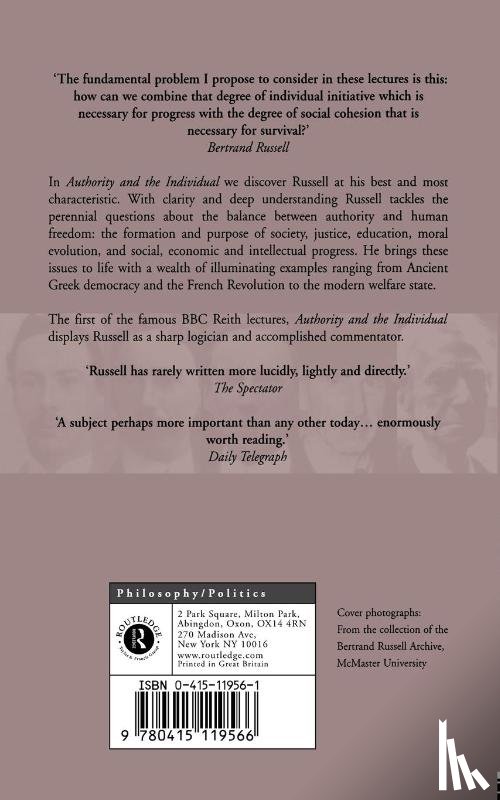 Russell, Bertrand - Authority and the Individual