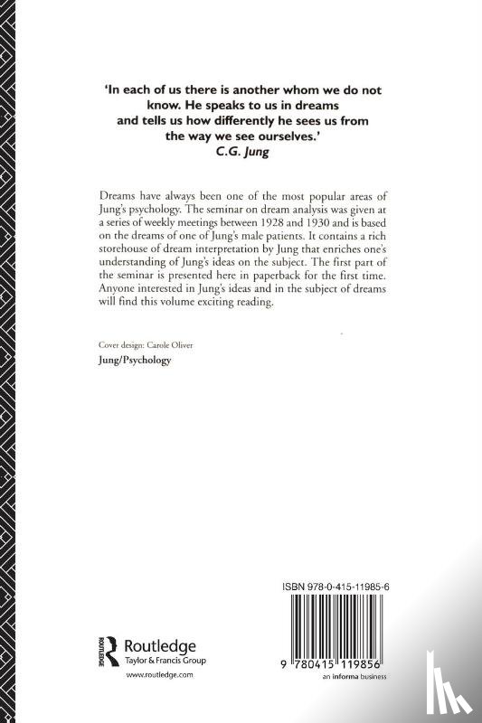 Jung, C.G. - Dream Analysis 1