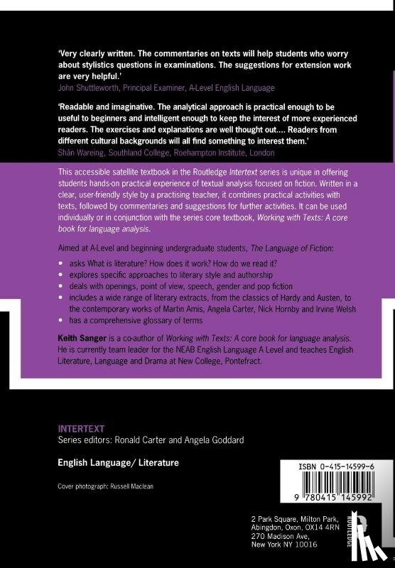 Sanger, Keith - The Language of Fiction