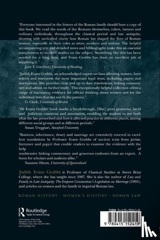 Evans Grubbs, Judith - Women and the Law in the Roman Empire
