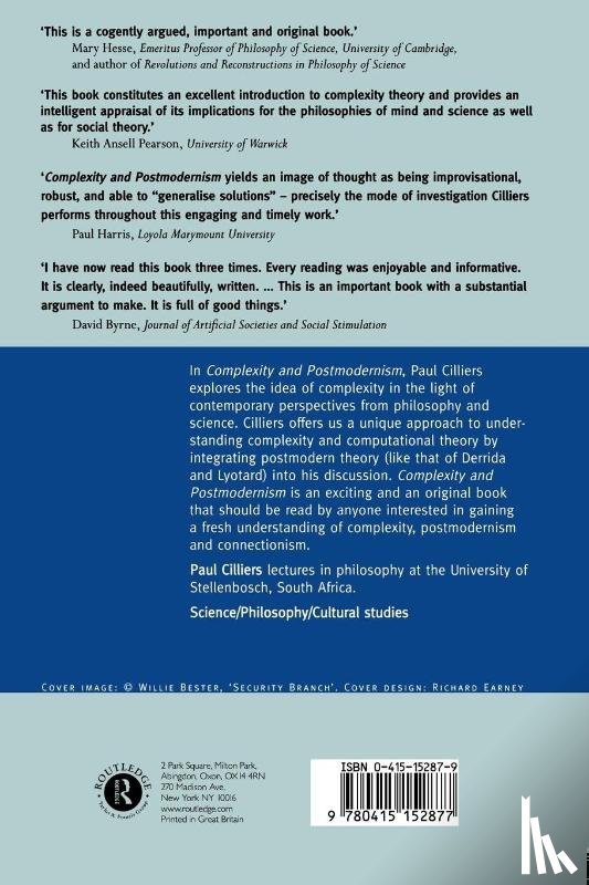 Cilliers, Paul - Complexity and Postmodernism
