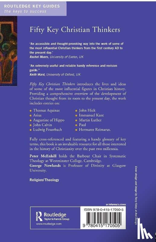 McEnhill, Peter, Newlands, George - Fifty Key Christian Thinkers