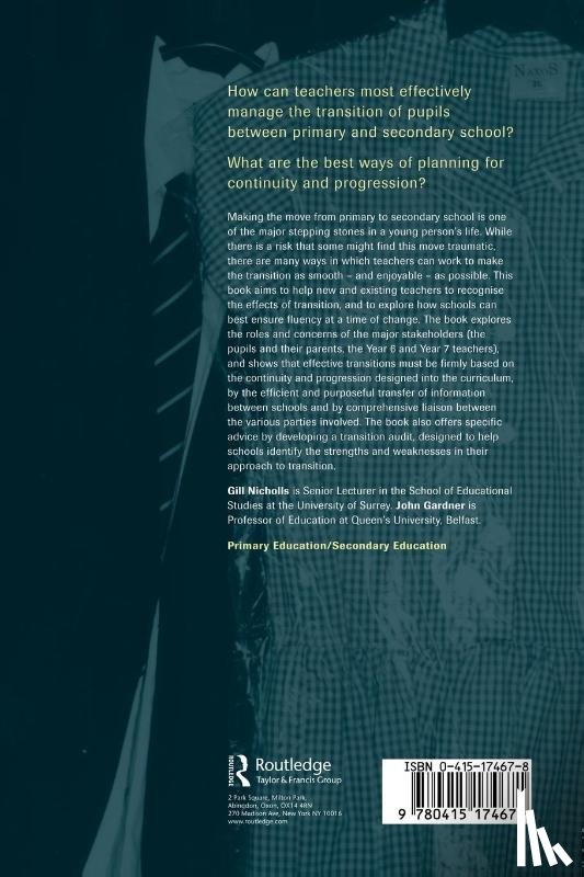 Gardner, John, Nicholls, Professor Gill - Pupils in Transition