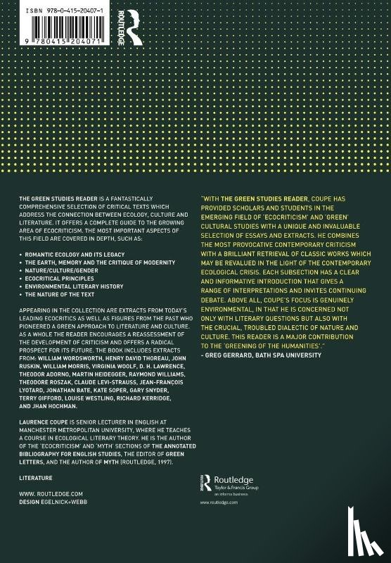  - The Green Studies Reader