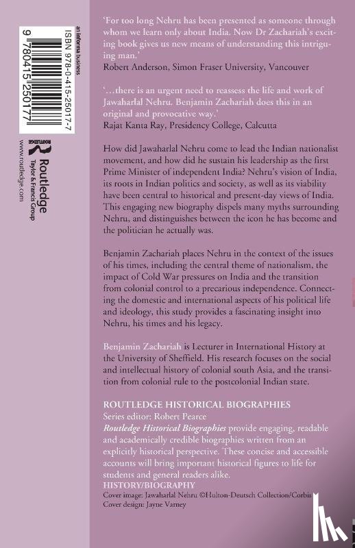 Zachariah, Benjamin (Sheffield University - Nehru