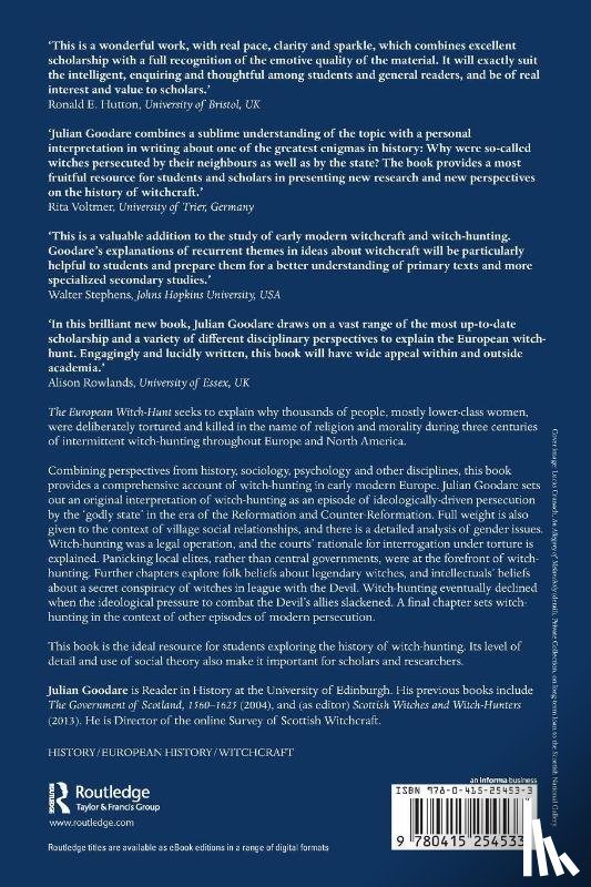 Goodare, Julian (University of Edinburgh - The European Witch-Hunt