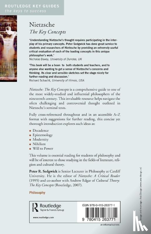 Sedgwick, Peter R. (University of Wales - Nietzsche: The Key Concepts
