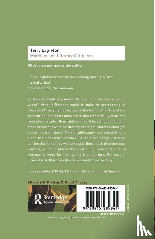 Eagleton, Terry - Marxism and Literary Criticism