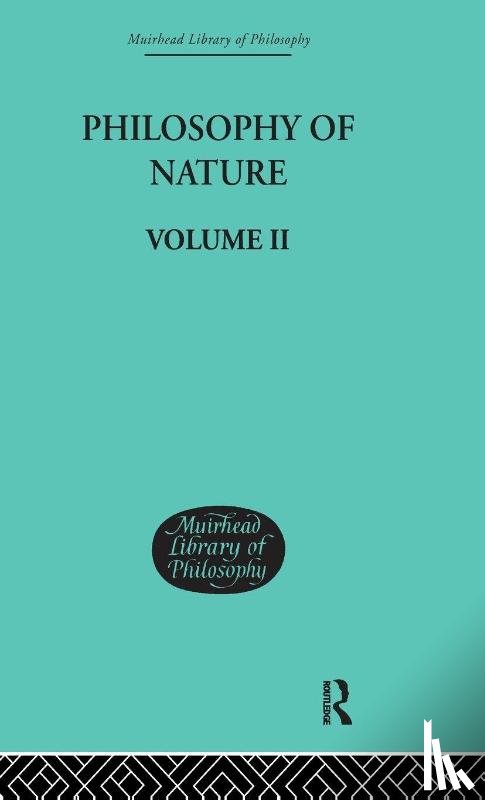 Hegel, G W F - Hegel's Philosophy of Nature