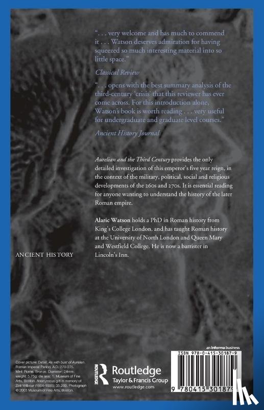 Watson, Alaric - Aurelian and the Third Century