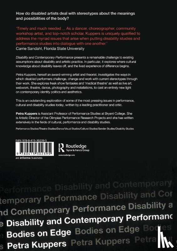 Kuppers, Petra - Disability and Contemporary Performance