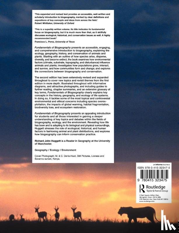 Huggett, Richard John - Fundamentals of Biogeography