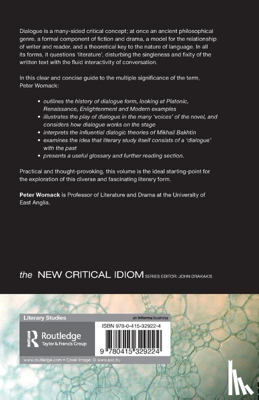 Womack, Peter (University of East Anglia - Dialogue